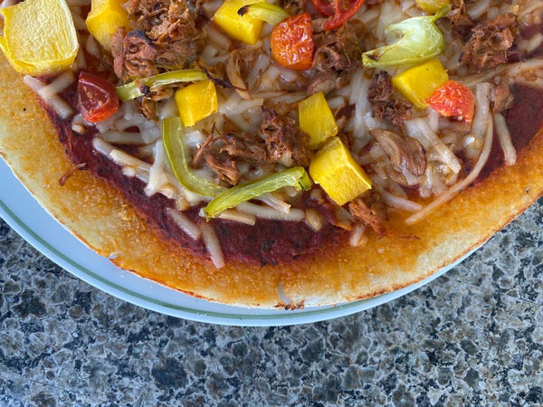 RECIPE: Jerked Jackfruit Mango Pizza