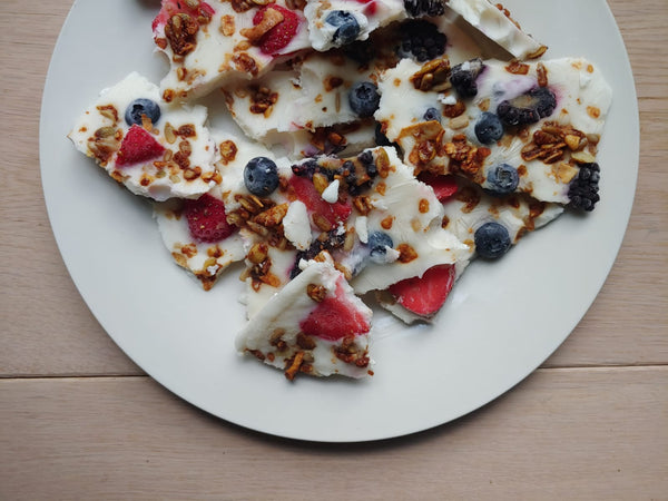 RECIPE: 4-Ingredient Yogurt Bark