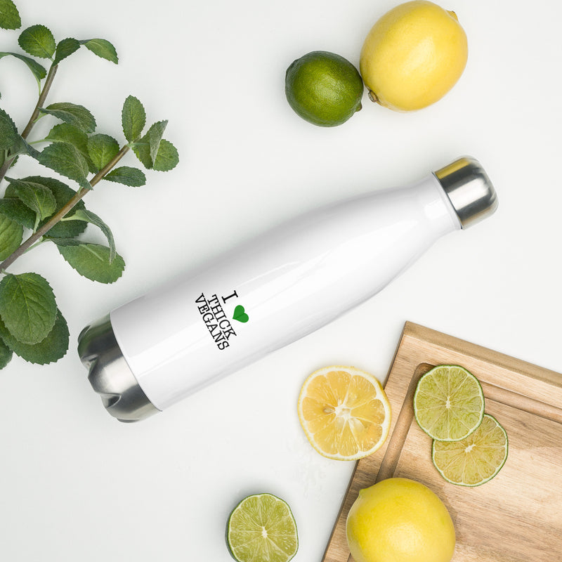 White Stainless Steel Water Bottle