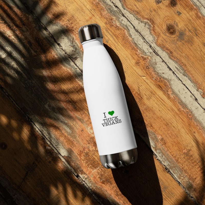 White Stainless Steel Water Bottle